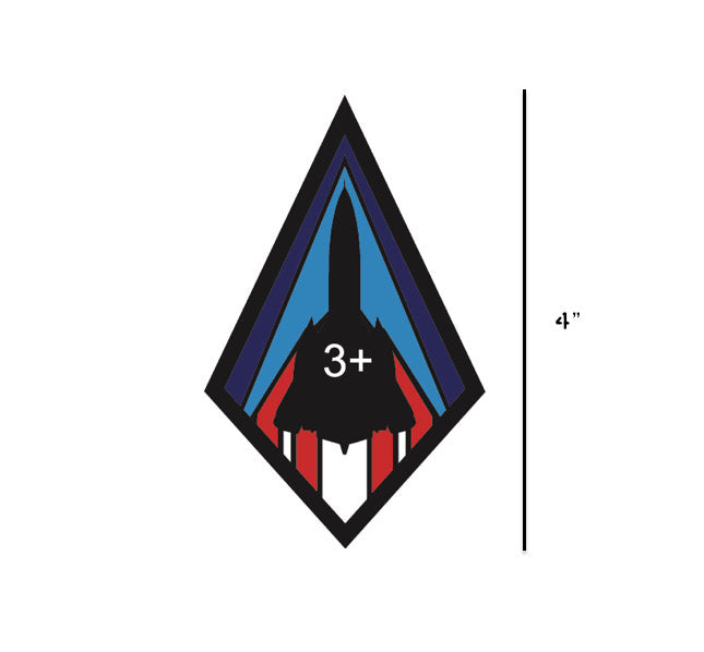 Mach 3+ Decal