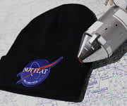 NASA Not Flat Insignia Crew Beanie