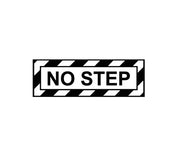 NO Step Decal-Military Decal-Aviation Decal-Aircraft Sticker-Aircraft Markings-Aviation Sticker-Military Aircraft Decal