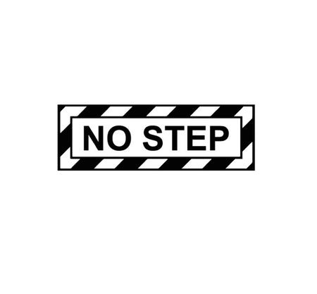NO Step Decal-Military Decal-Aviation Decal-Aircraft Sticker-Aircraft Markings-Aviation Sticker-Military Aircraft Decal