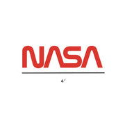 NASA Worm Logo-NASA Decal-Nasa Insignia-Space Sticker-Military Decal-Aviation Decal-Aircraft Sticker-Aircraft Markings-Aviation Sticker-Military Aircraft Decal
