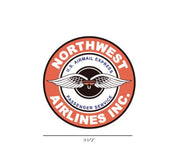 Northwest airlines logo - Northwest Airlines Sticker - Northwest Airlines decal - Retro Aviation Logo - Retro Aviation Sticker - Retro Airline Sticker - Retro Airline Decal - Aviation Decal - Aircraft marking - Aviation Stickers - Aviation Collectables  