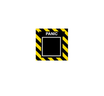 Panic Button Decal-Panic Button Sticker-Funny Aviation Decal-Cockpit Decal-Aviation Decal-Aviation Sticker-Aircraft decals-Funny Aviation Sticker
