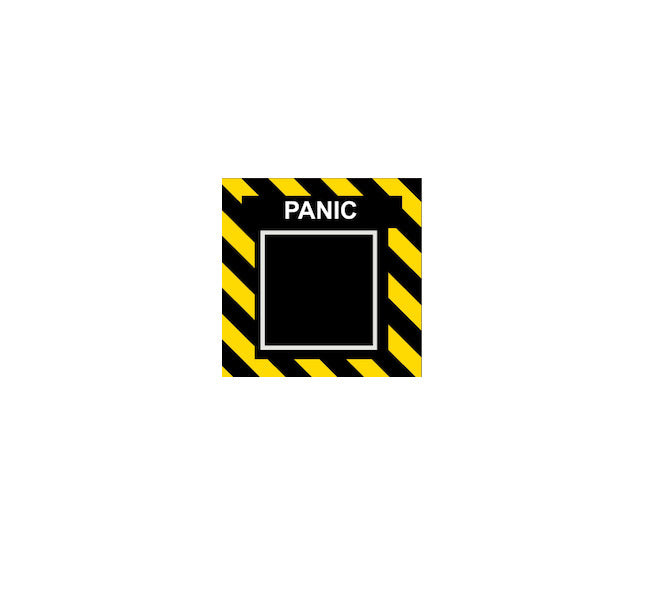 Panic Button Decal – Sierra Hotel Aeronautics