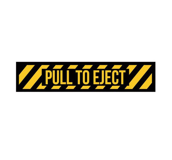 Pull To Eject Decal-Aviation Decal