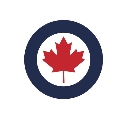 RCAF Roundel Aviation Decal-Royal Canadian Armed Forces 