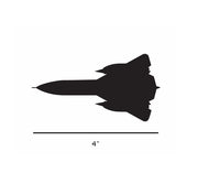 SR71 Decal-Blackbird Decal-Skunk Works Decal-Military Decal-Aviation Decal-Aircraft Sticker-Aircraft Markings-Aviation Sticker-Military Aircraft Decal