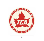 Trans Canada Air lines - Vintage Airline Logo - Airlines Vintage Logo - American Airlines Eagle - American Airlines Vintage Decal - American Airlines Retro Logo - Retro Aviation Decal - Retro Airline Logo - Aviation Decal-Aircraft Sticker-Aircraft Markings-Aviation Sticker- Aircraft Decal-Airline Logos-Airline Markings