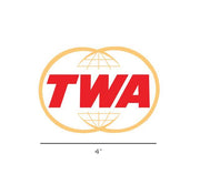 TWA Airlines Logo -Trans World Airlines - Retro Aviation Decal - Retro Airline Logo - Aviation Decal-Aircraft Sticker-Aircraft Markings-Aviation Sticker-Aircraft Decal-Airline Logos-Airline Markings