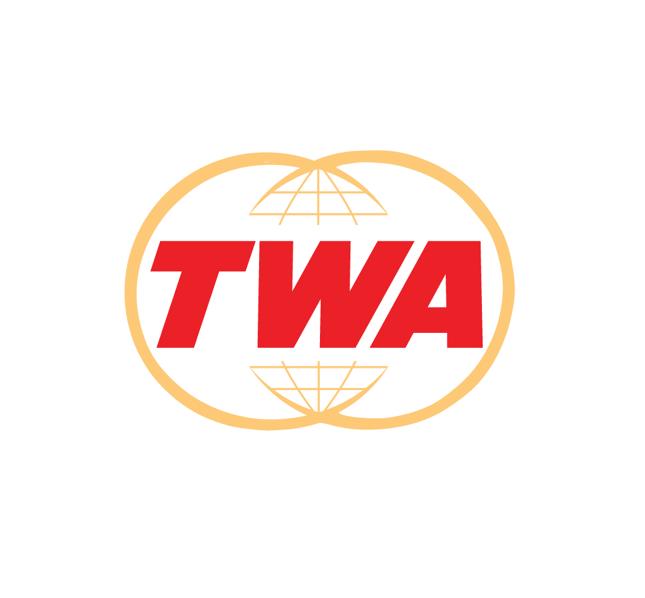 TWA Airlines Logo -Trans World Airlines - Retro Aviation Decal - Retro Airline Logo - Aviation Decal-Aircraft Sticker-Aircraft Markings-Aviation Sticker-Aircraft Decal-Airline Logos-Airline Markings