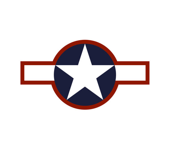 Stars and Bars US Aircraft Markings mid war decal