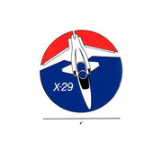 X29 - X29 Airplane - Test Aircraft Decal - Aviation Decal - Aircraft Sticker