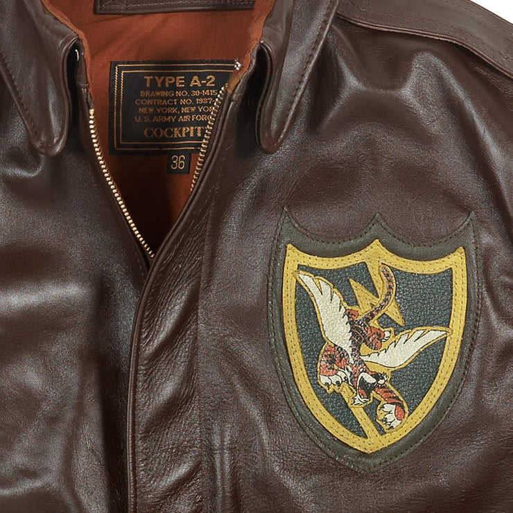 Cockpit USA Flying Tigers 23rd Fighter Group Jacket 50 / Brown