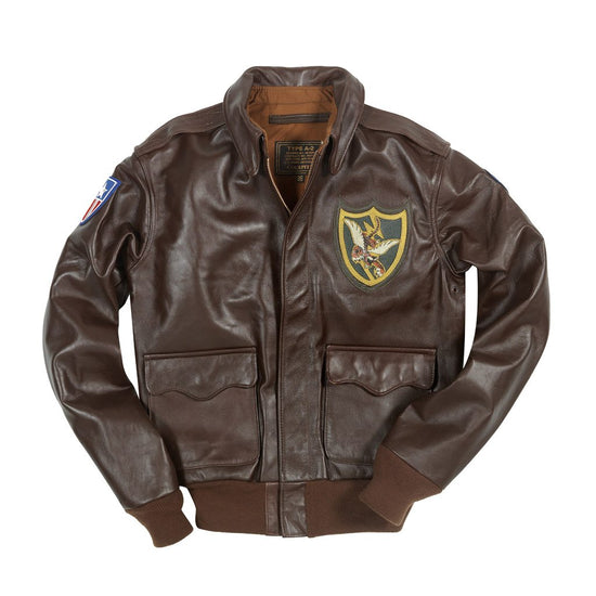 Flying Tigers A2 Fighter Pilot Flight Jacket - Front view