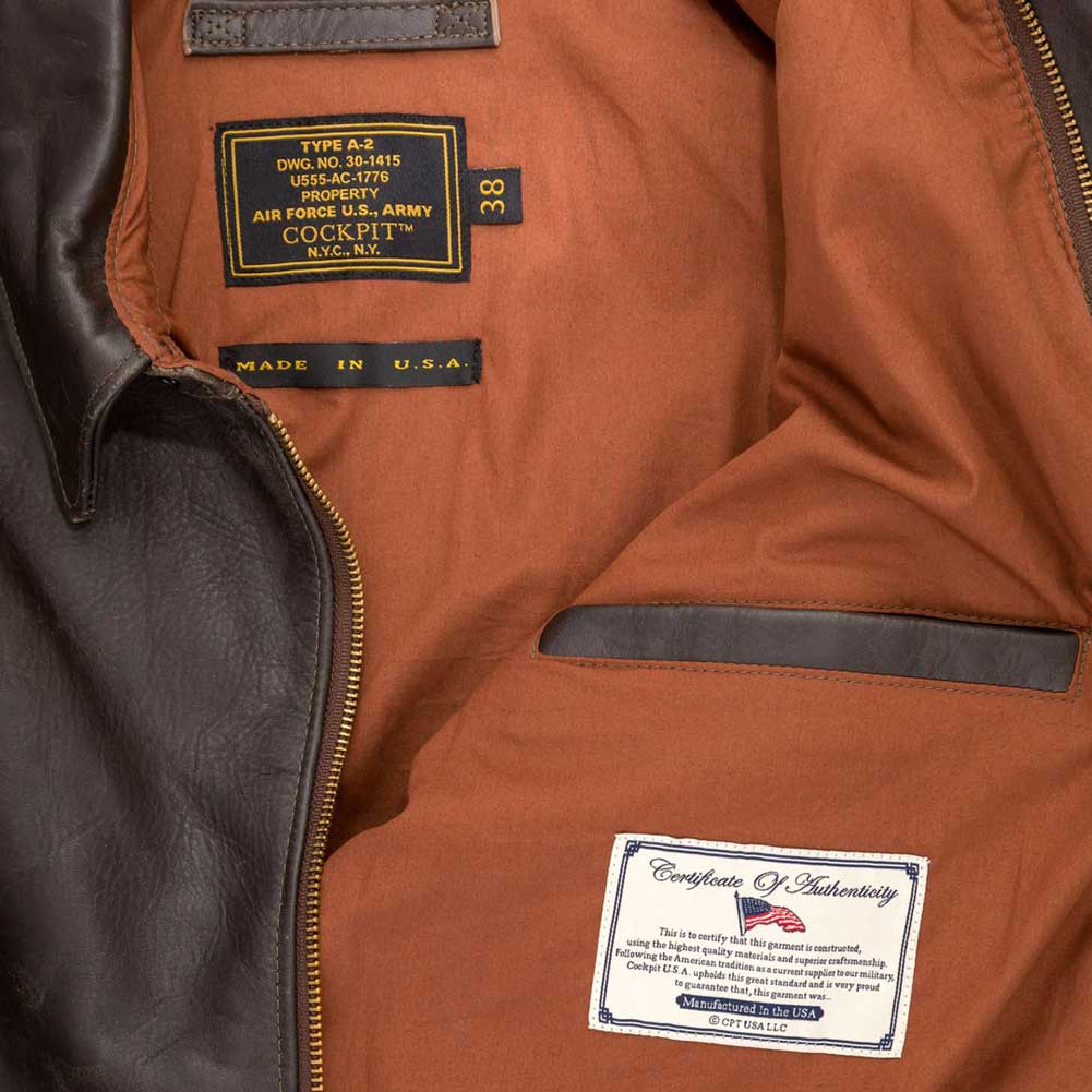 40th Anniversary A-2 Flight Jacket – Sierra Hotel Aeronautics