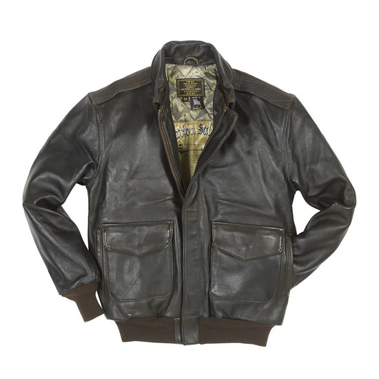 Antique Lamb A-2 Flight Jacket - vintage flight jacket