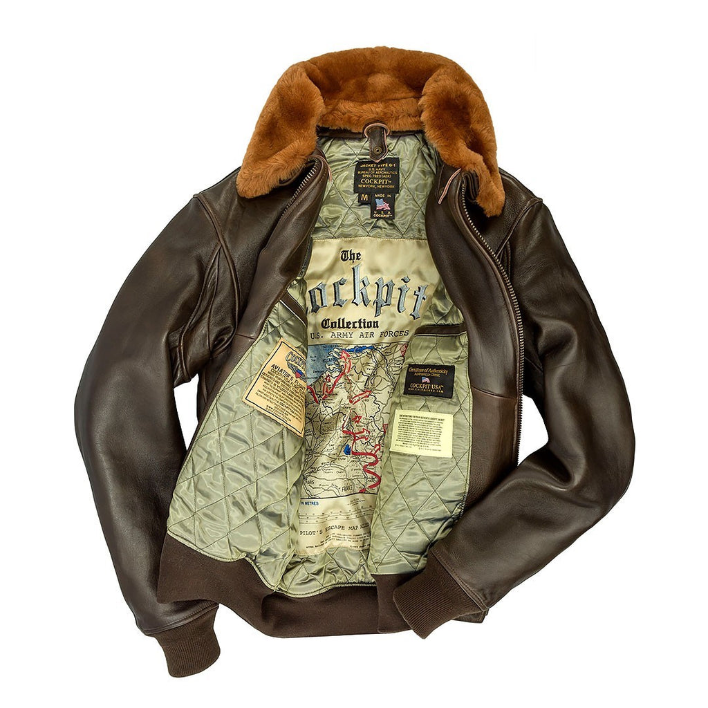 U.S. Navy Lambskin G-1 Flight Jacket – Sierra Hotel Aeronautics