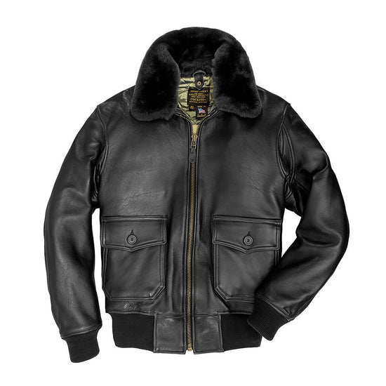 U.S. Navy Lambskin G-1 Flight Jacket - vintage aviator jacket 