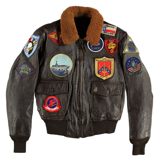G-1 Flight Jacket-Topgun - Front - Naval aviator flight jacket